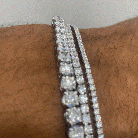Tennis Bracelet | Diamond Tennis Bracelet | 14K White Gold CUSTOM 7 Inch 9  Carat Diamond Bracelet | Best Jewelry Deals