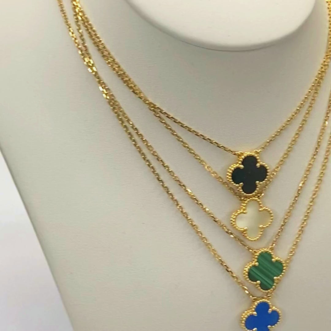 18k, VAN CLEEF & ARPELS Vintage Alhambra Necklace, – SixtyOne60, Fine  Handcrafted Jewelry, Custom Pieces, Gold, Silver, Platinum, Precious &  Semi-Precious Stones